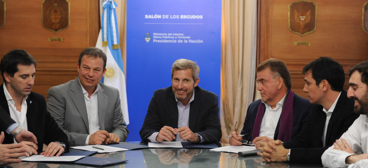 Frigerio y Cascallares acordaron reactivar la construcción de viviendas en Almirante Brown
